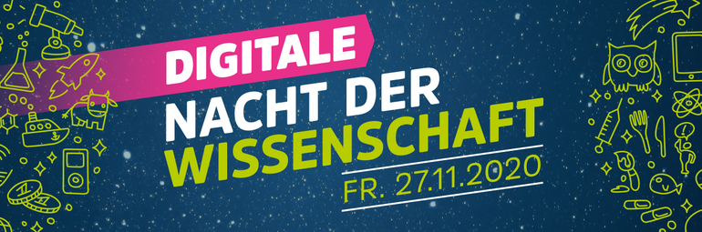 Banner Digitale Nacht der Wissenschaft Banner Digitale Nacht der Wissenschaft