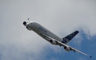 Airbus A380 in flight