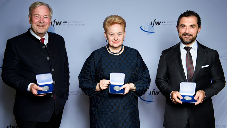 Hans-Julius Ahlmann, Dr. Dalia Grybauskaitė, Prof. Ufuk Akcigit 