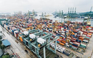 Container harbor