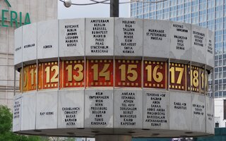 Weltzeituhr Berlin Alexanderplatz