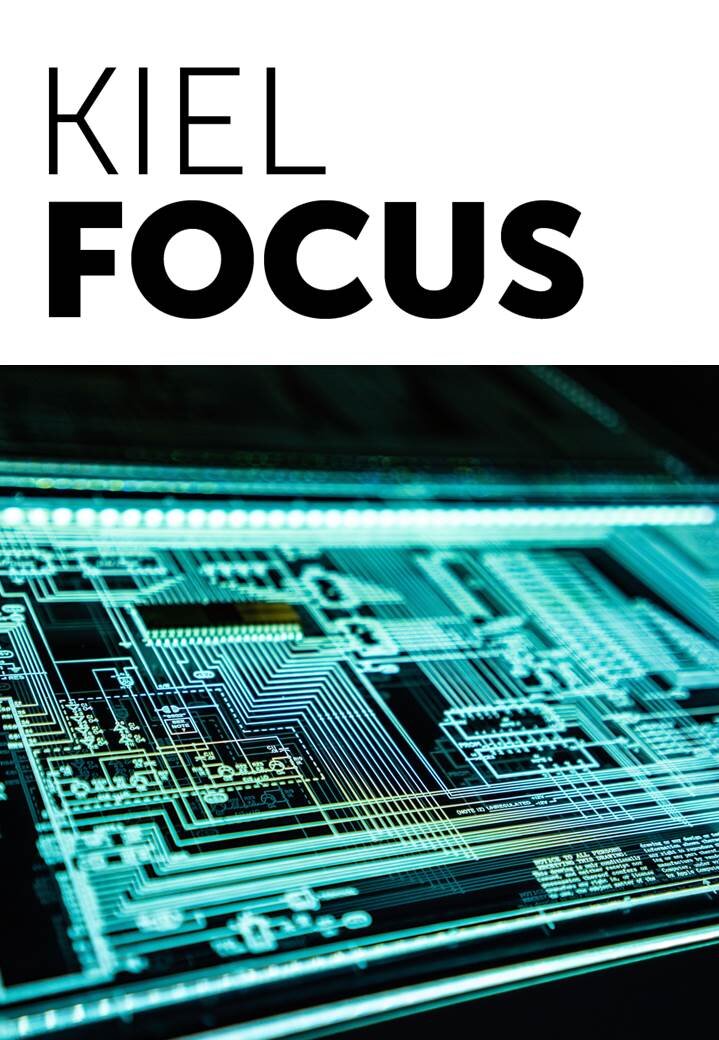 Cover Kiel Focus computer chip close-up