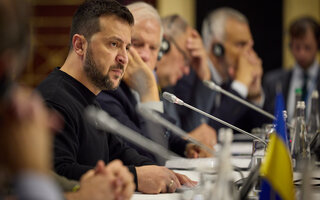 Wolodymyr Selenskyi, EU-Ukraine Meeting der Außenminister in Kiew am 2. Okt. 2023