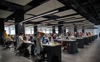 Open-plan office