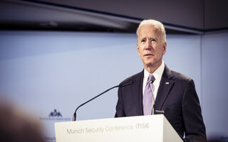 Joe Biden speaking at Munich security conference