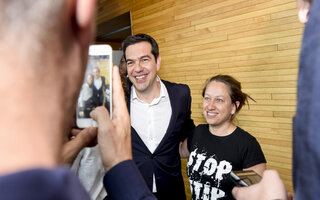 Greeks prime minister Alexis Tsipras
