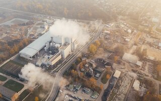 Factory ground from above
