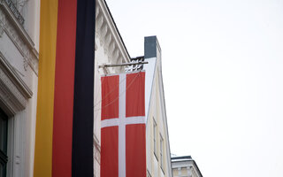Flaggen Deutschland Dänemark