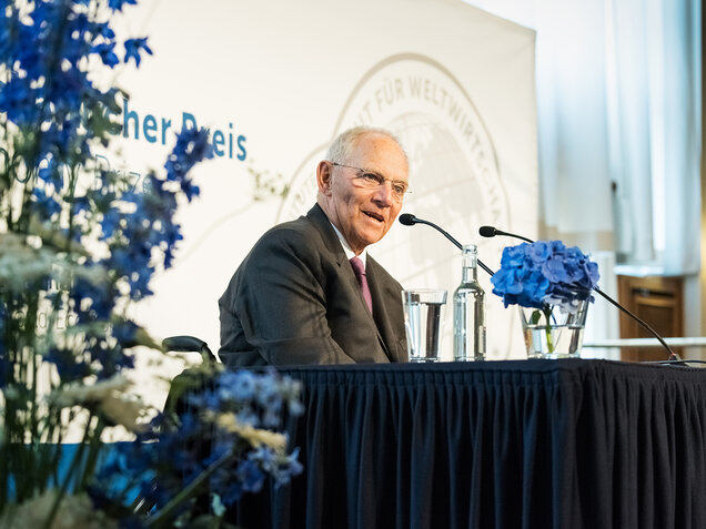 Dr. Wolfgang Schäuble MdB (76), President of the German Bundestag. Category: Politics
