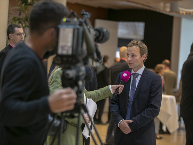 Television interview