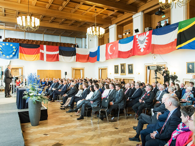 The award ceremony at Kiel’s City Hall.