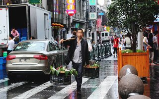 man on street